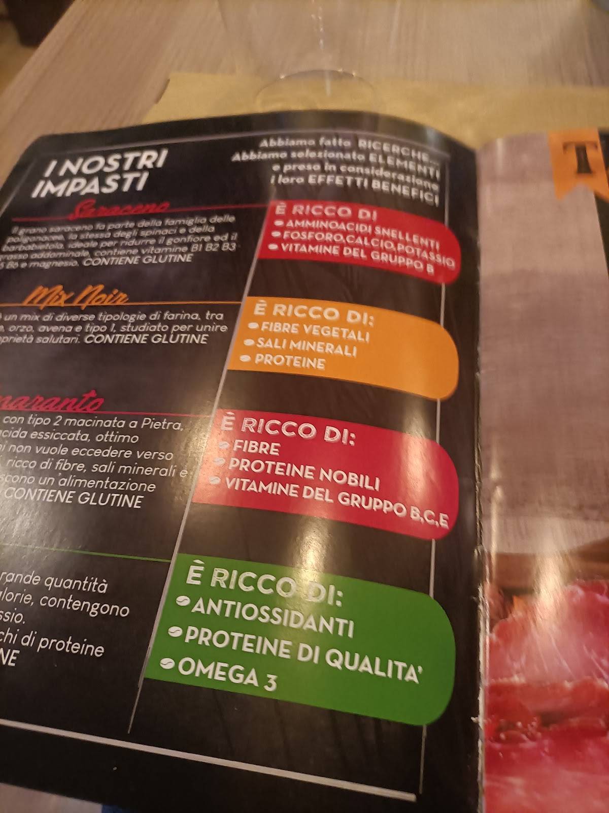 Menu di Pizzeria Longevia Viareggio 