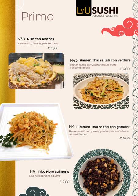 Menu di LyU Sushi Experience 