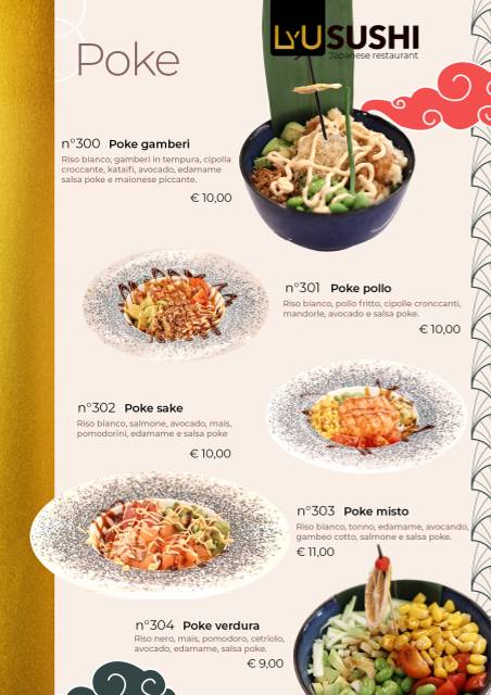 Menu di LyU Sushi Experience 