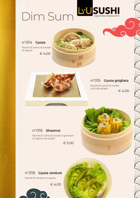 Menu di LyU Sushi Experience 