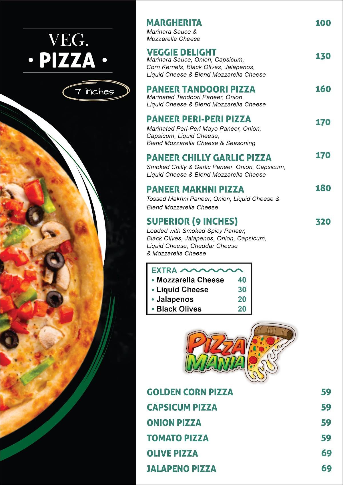 CAFE MIZAAN menu