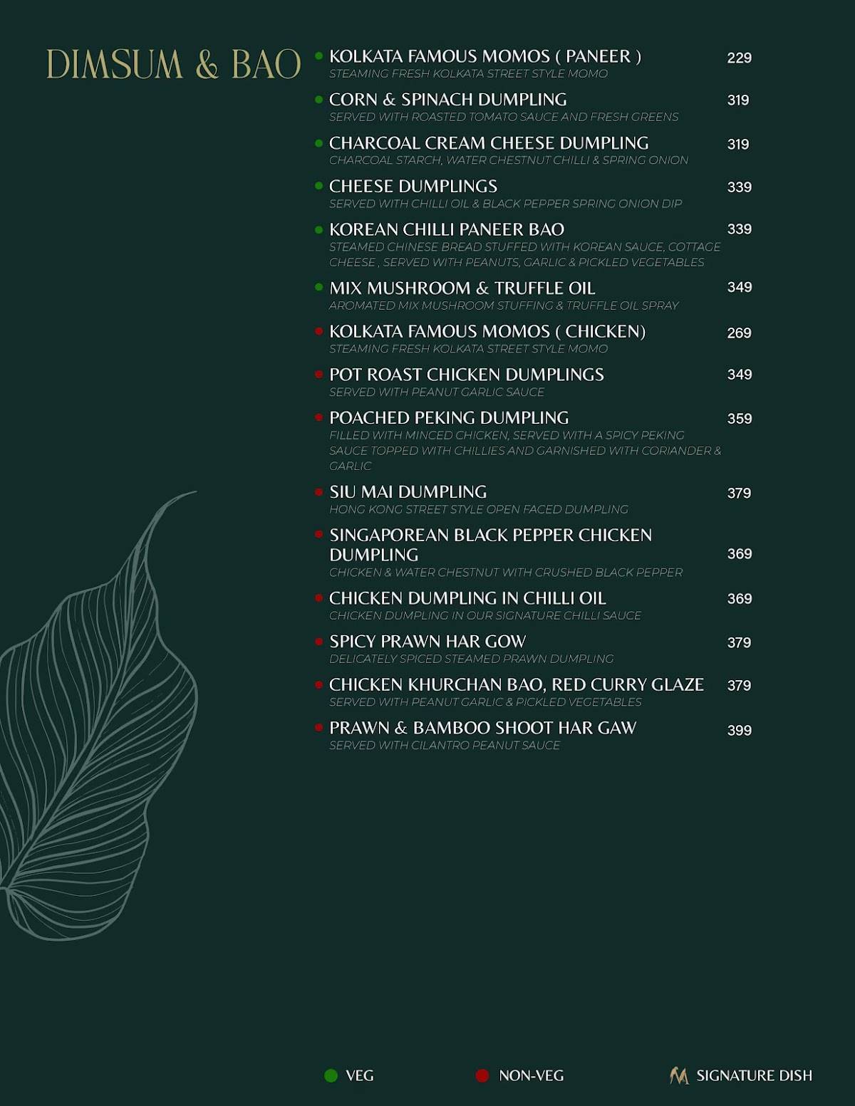 Macaw by Stories- OMR, Chennai menu