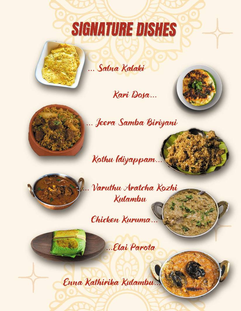 Maduravanam - Taste of Madurai menu
