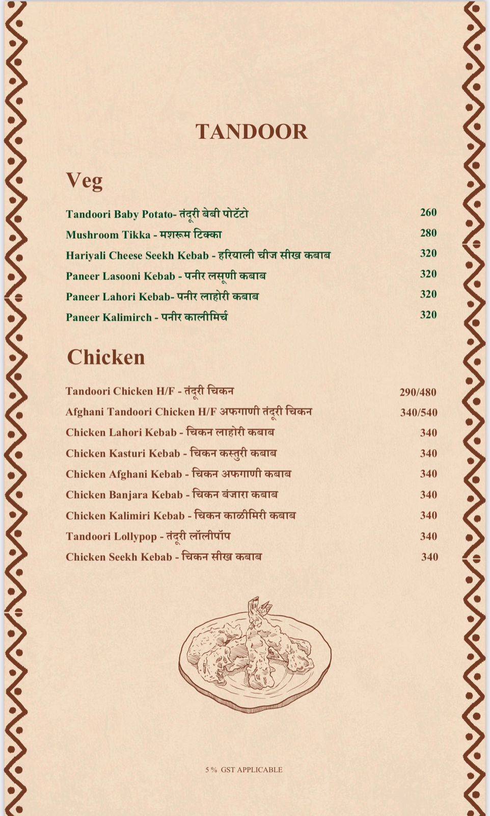 Maharashtra Lunch Home, Thane menu