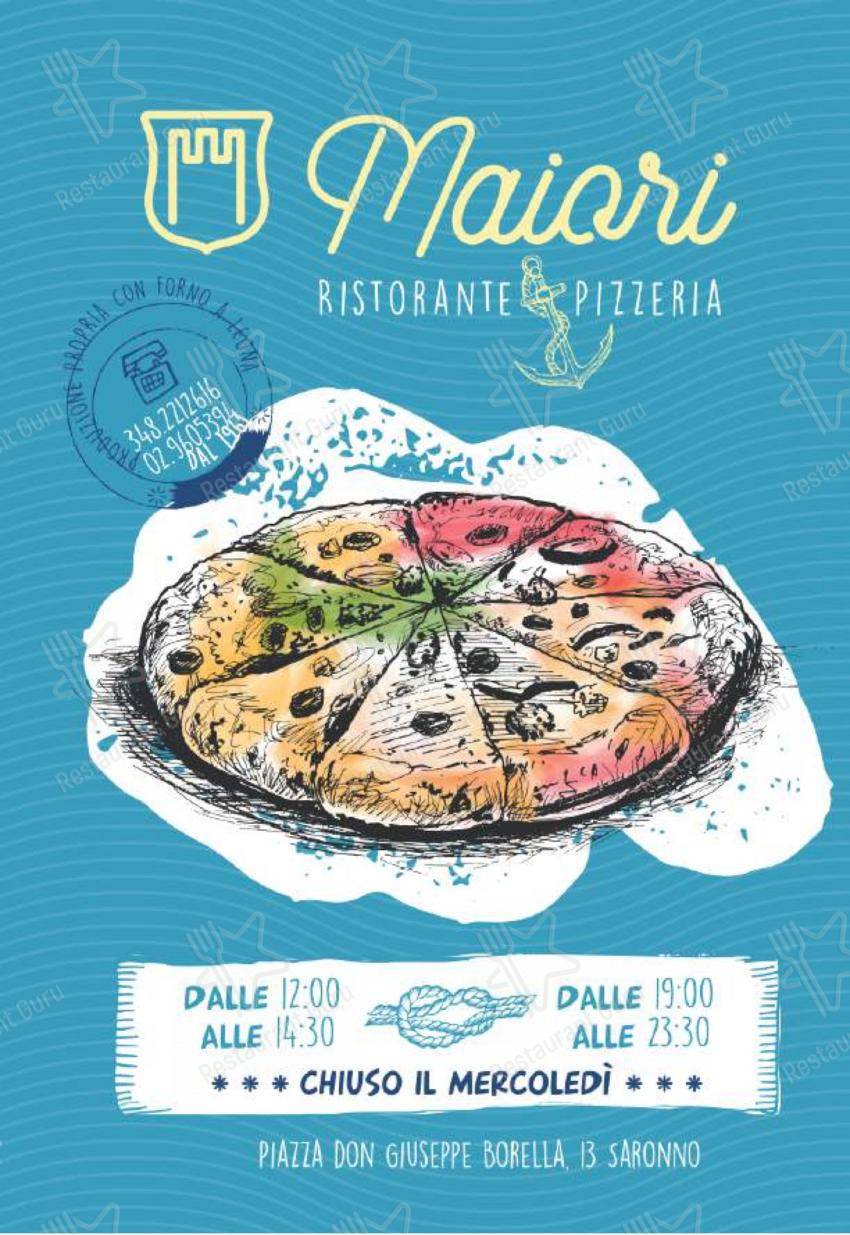 Ristorante Pizzeria Maiori in Saronno - 菜单
