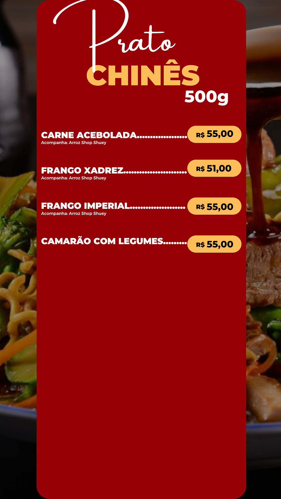 MakySoba cardápio