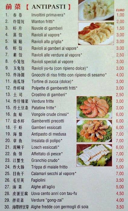 Menu di Mare D'Oro 