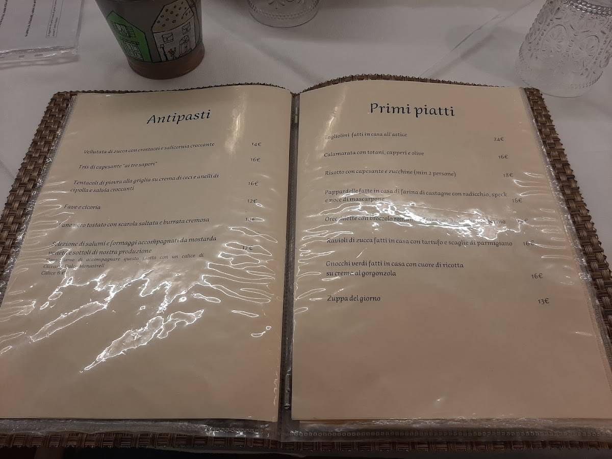 Menu di Marechiaro Ristorante Pizzeria 