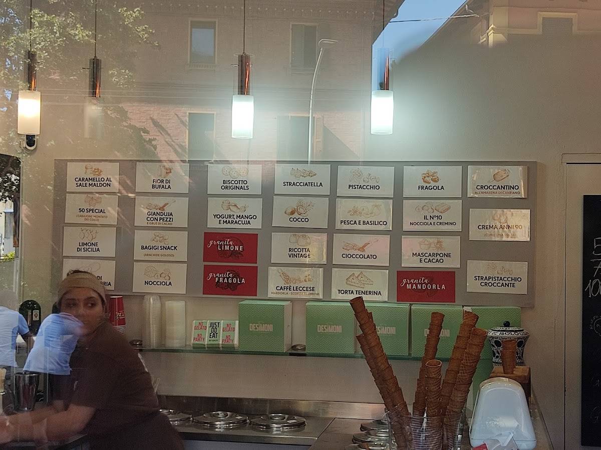 Menu di Matteo De Simoni - Attitudine Gelato Rastignano 