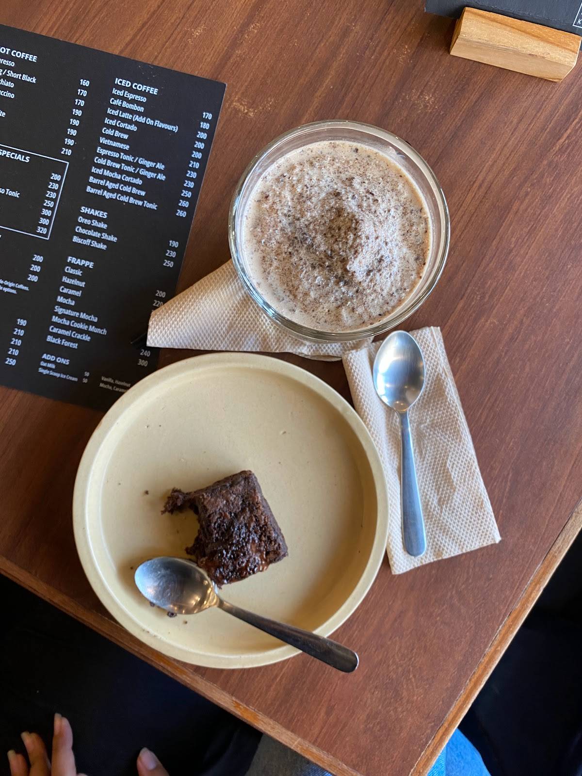 Meraki The Coffee House menu
