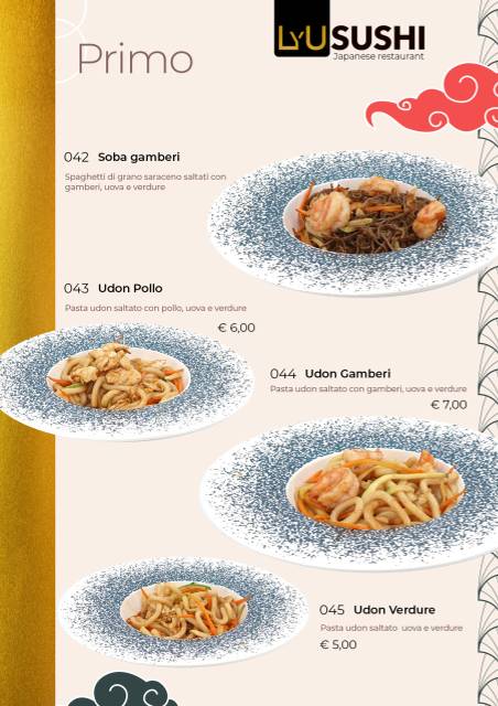 Menu di LyU Sushi Experience 