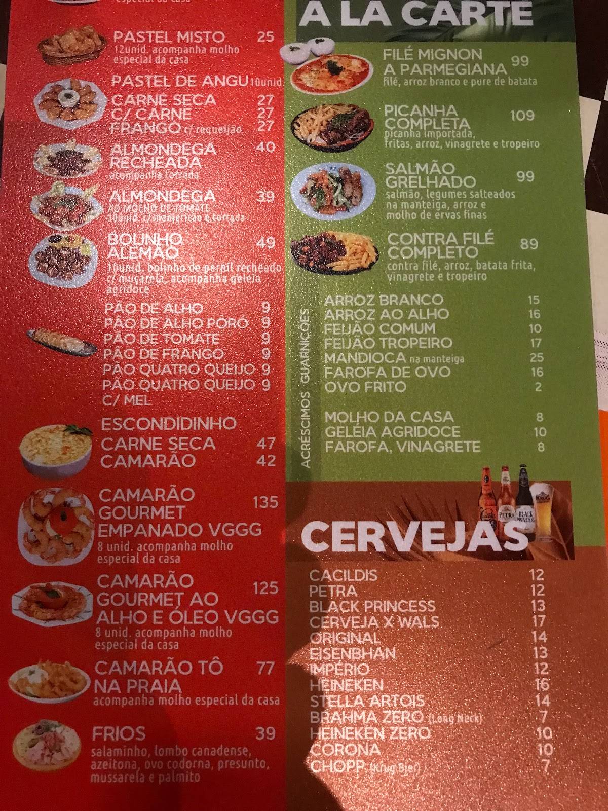 Menu Em Meu Bhar Santa Am Lia Pub Bar Belo Horizonte