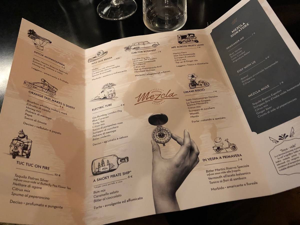 Menu di Mezcla 