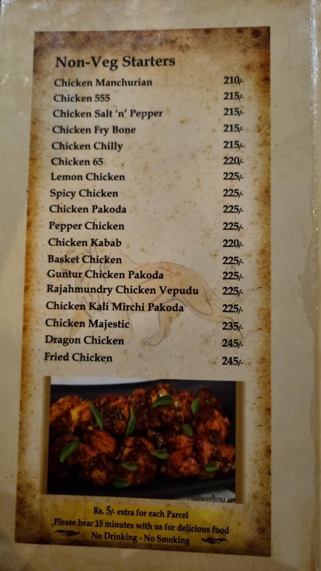 Mg Grand Restaurant and Banquet menu