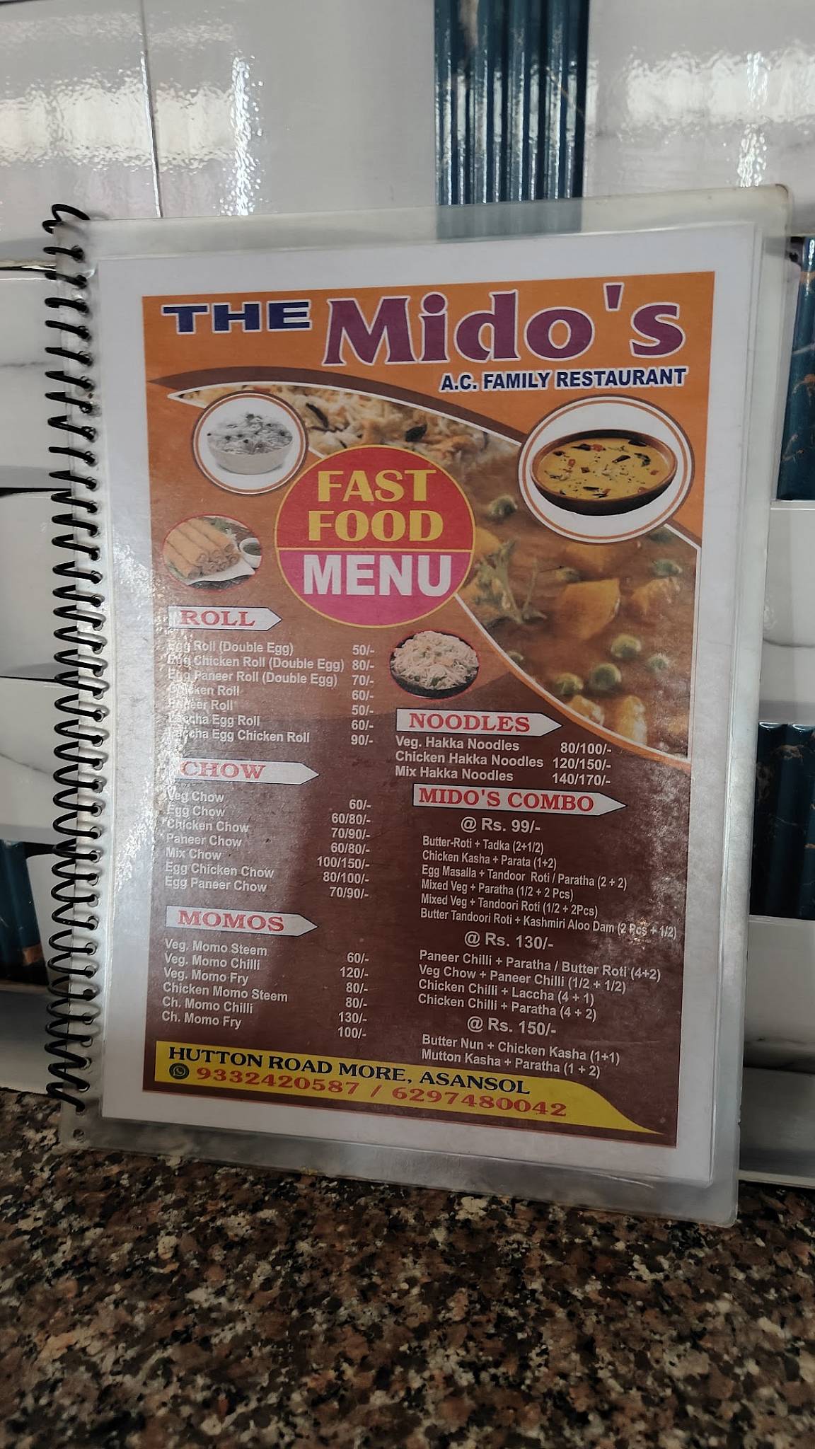 Mido's Family Restaurant menu