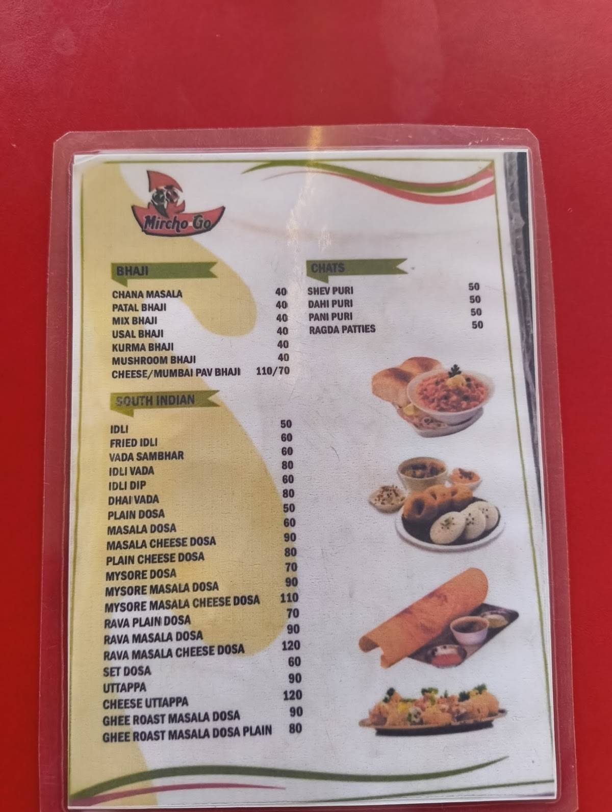 Mircho-Go Multicuisine Restaurant menu