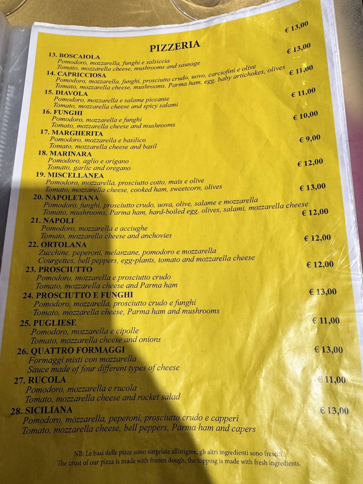 Menu de Miscellanea