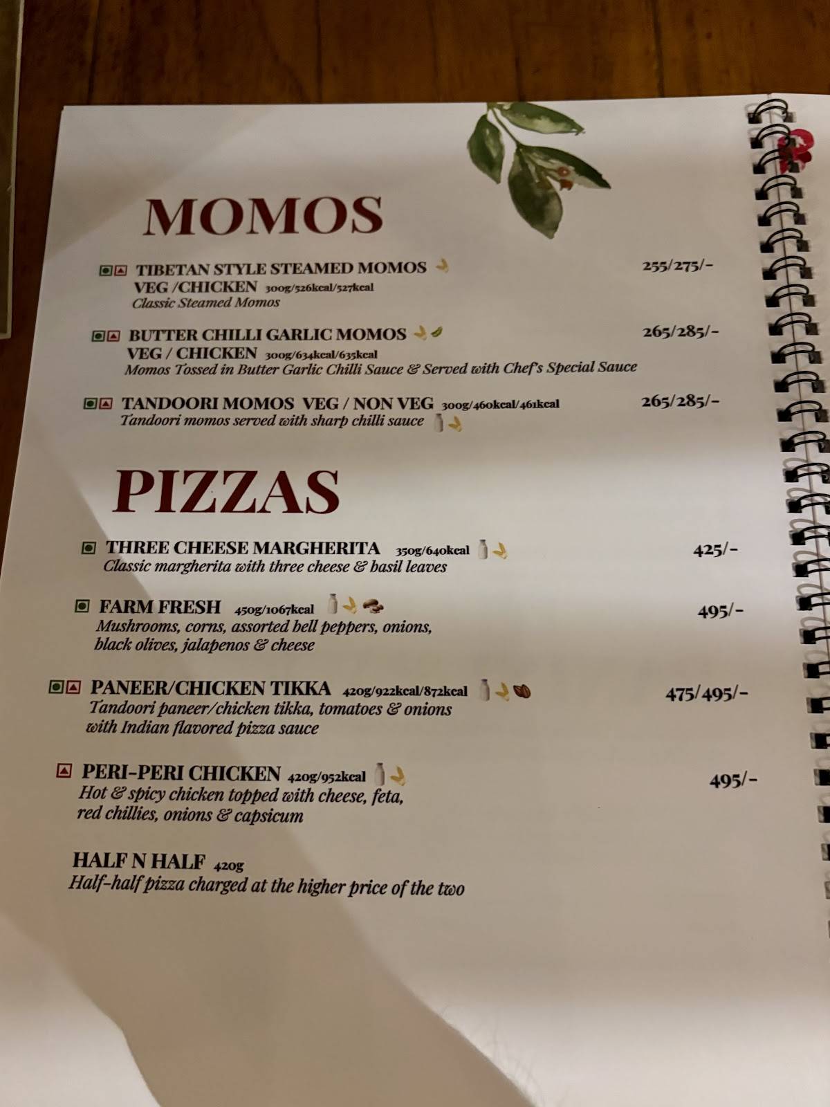 Mocha Cafe & Bar menu