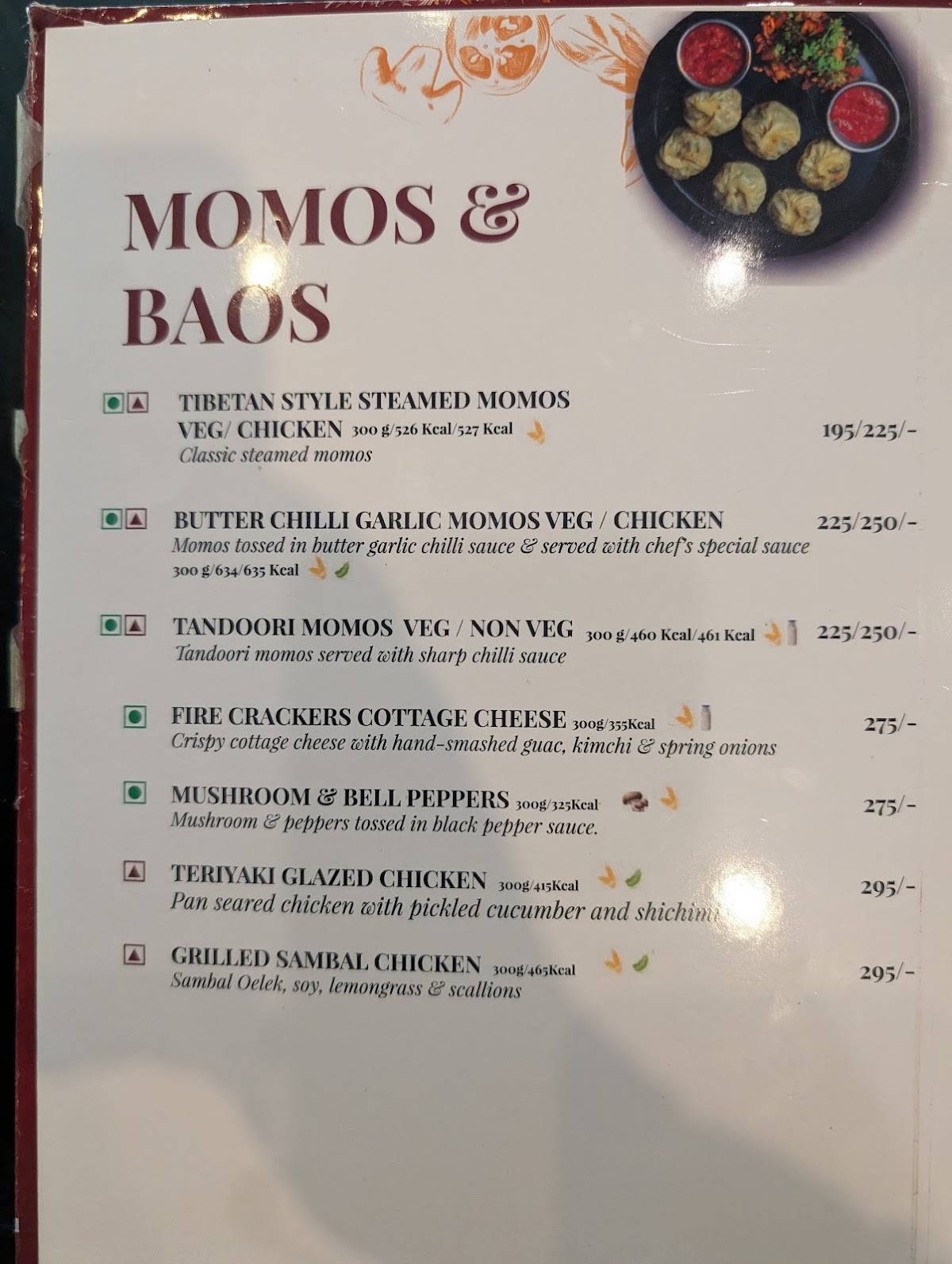 Mocha Cg Road menu