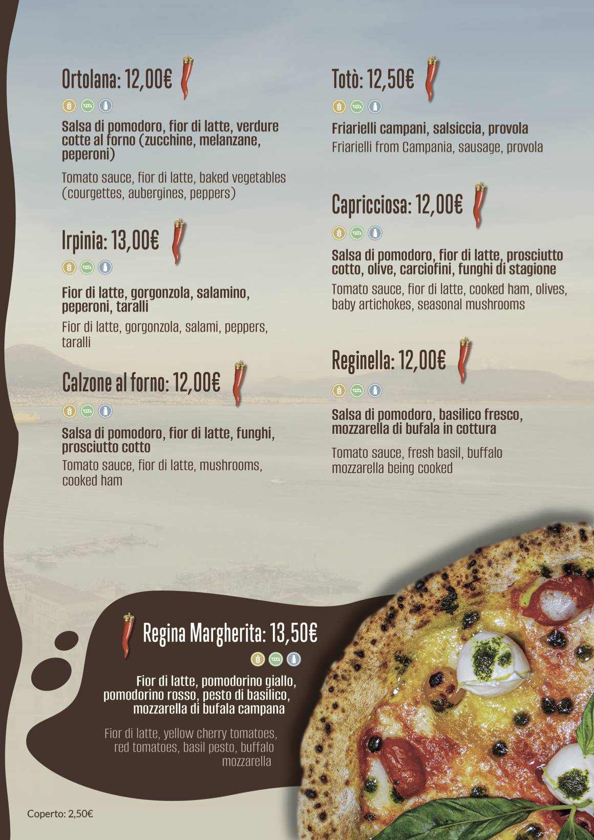 Menu di Unico Ristorante Pizzeria Mogliano 