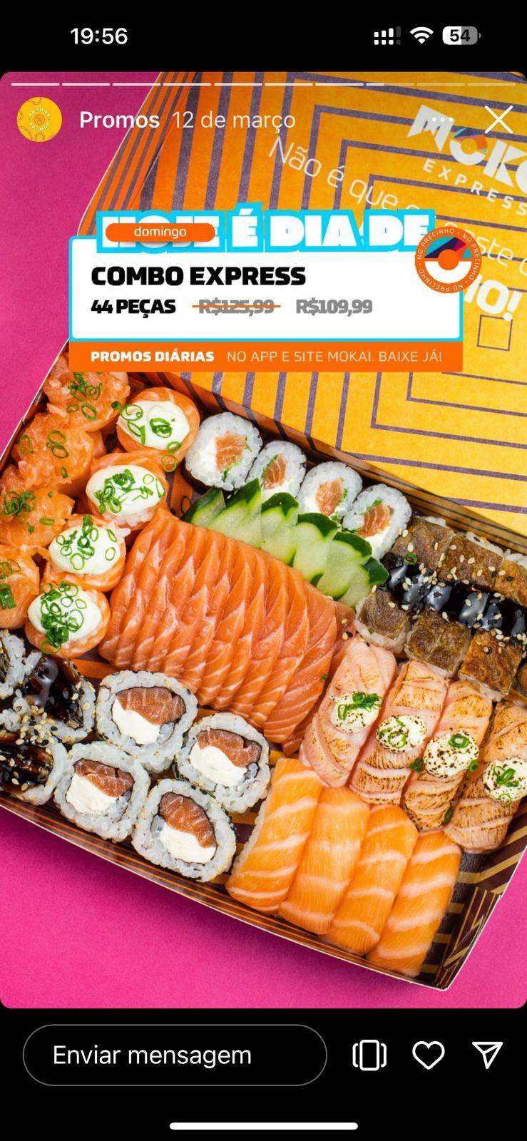 Mokai Sushi Lounge Bar cardápio