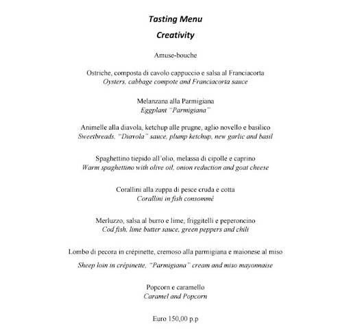 Menu di Moma 
