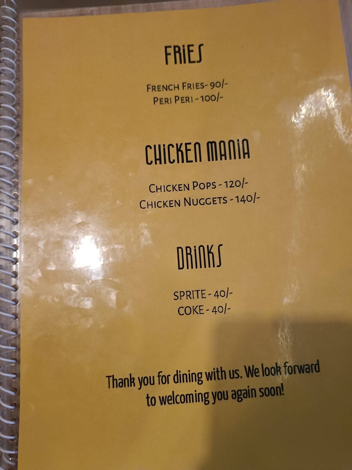 Momo Hunt menu