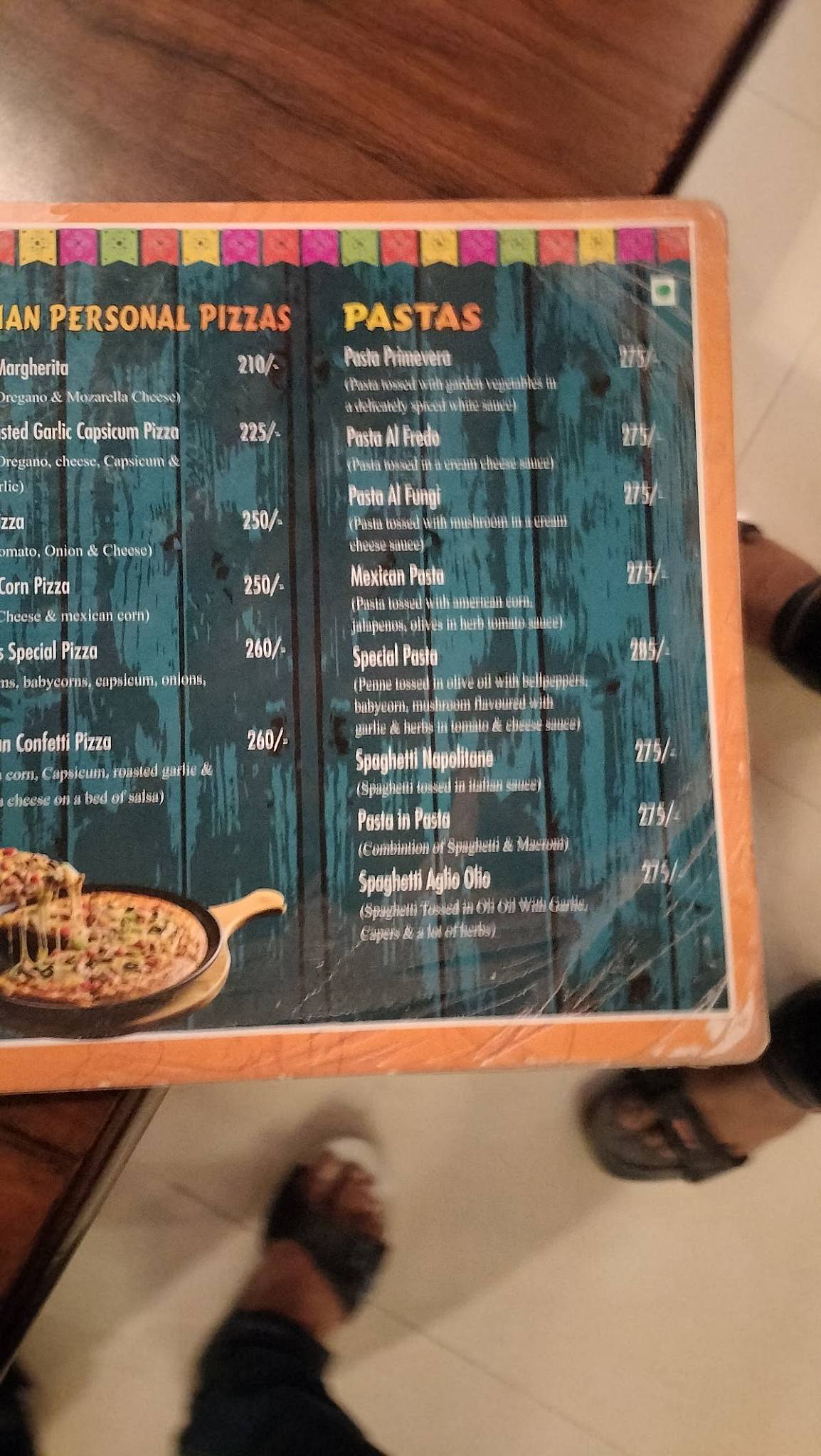 Mr.Jalapenos menu