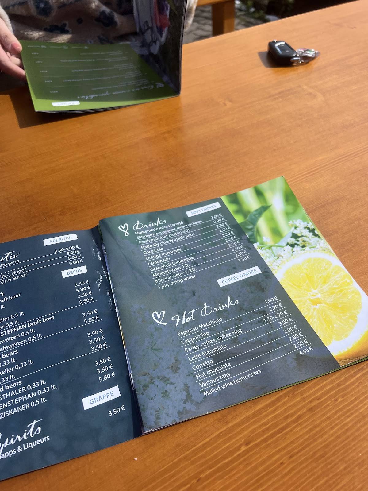 Menu di Mudlerhof 