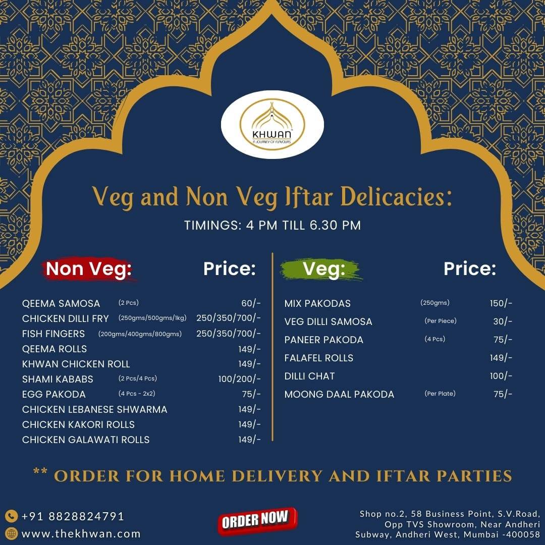 Khwan by Global Pact Foods menu