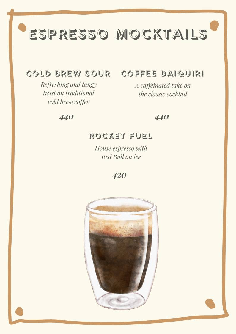 The Nest Bandra menu