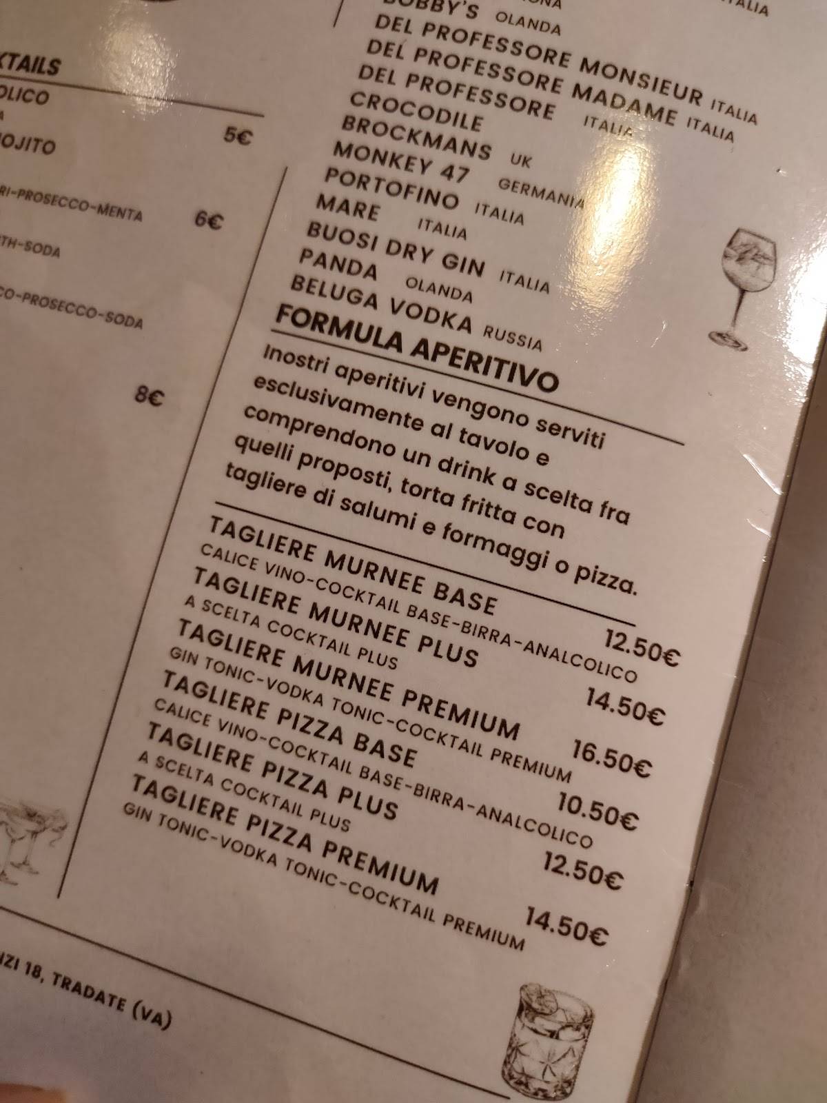 Menu di Murnèe Bistrot 