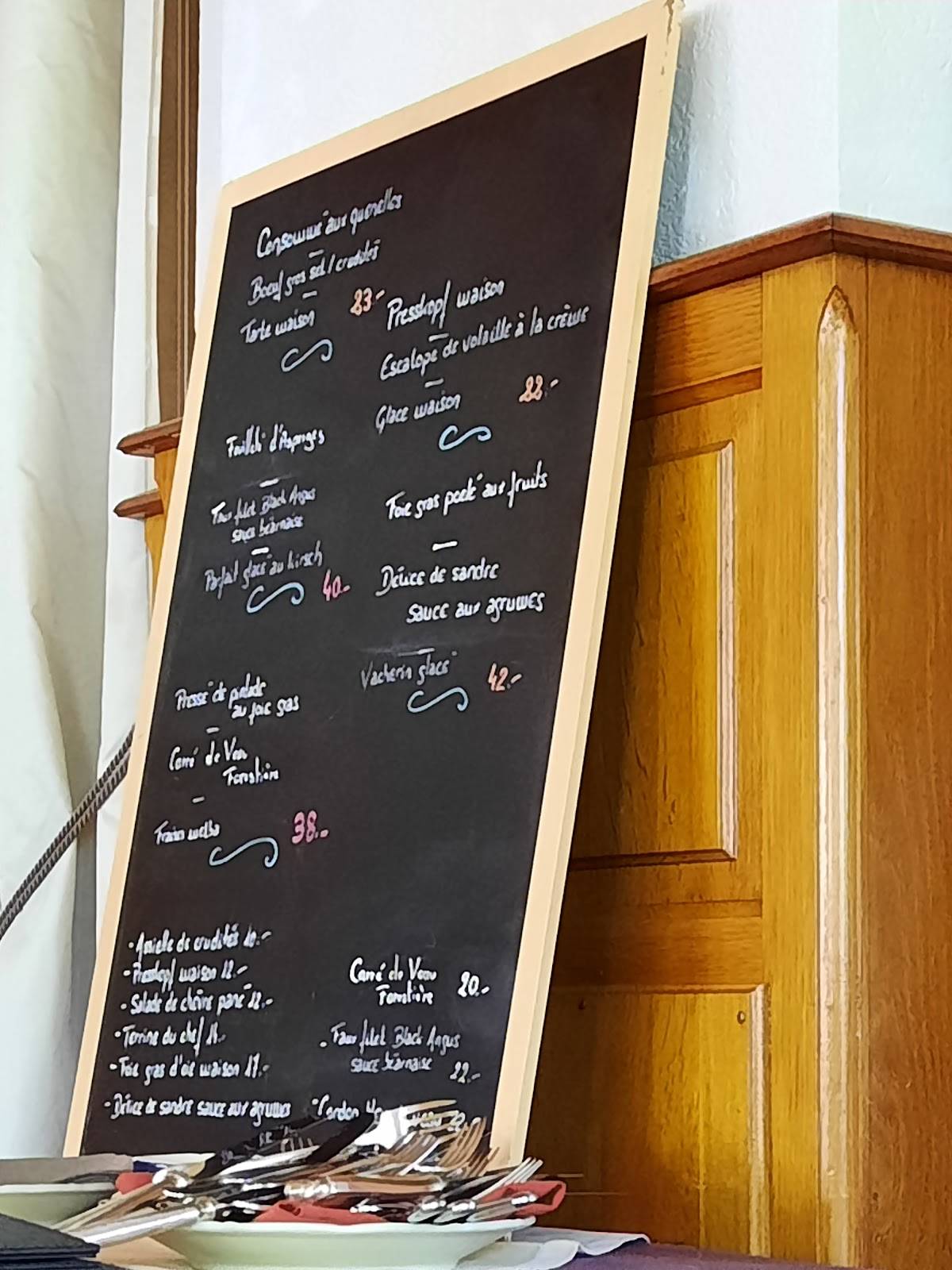 Menu de Musculus Martine