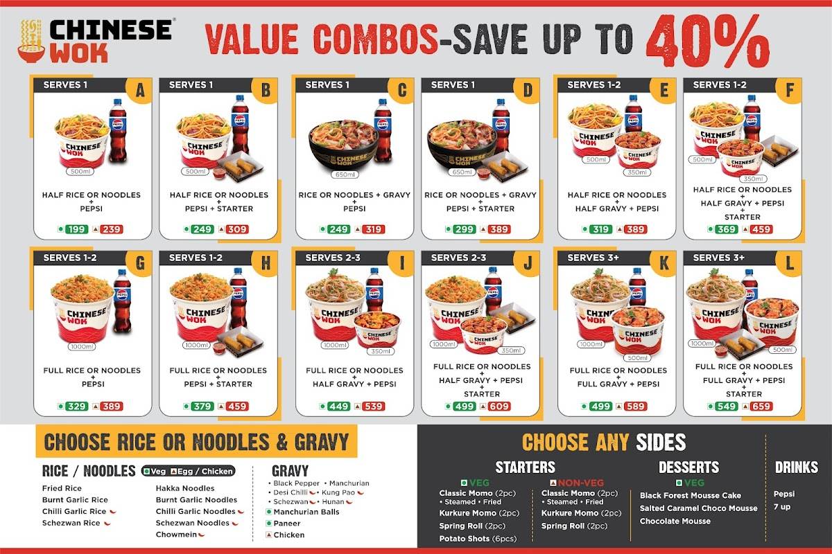 Chinese Wok menu