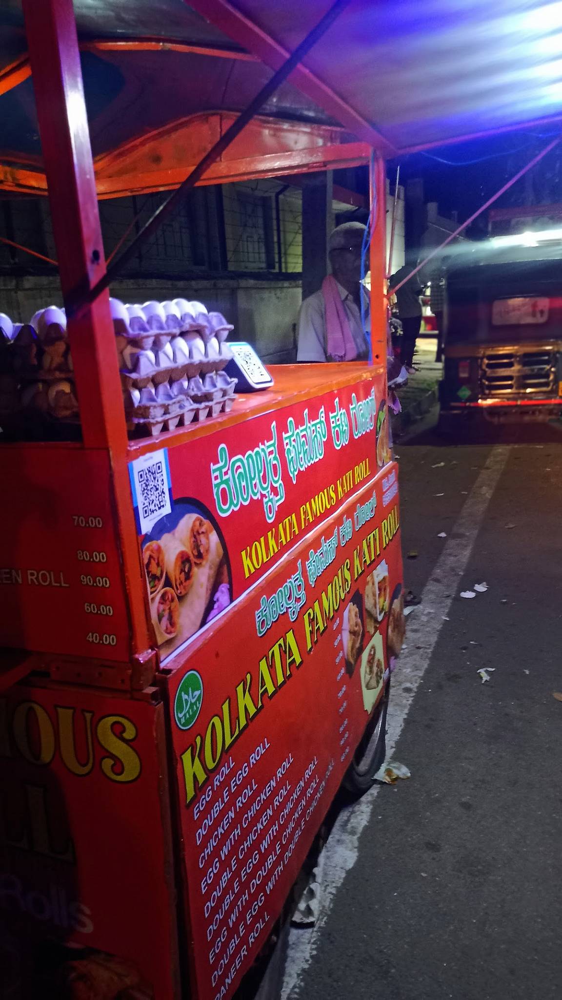 Kolkata Famous Kati Roll menu