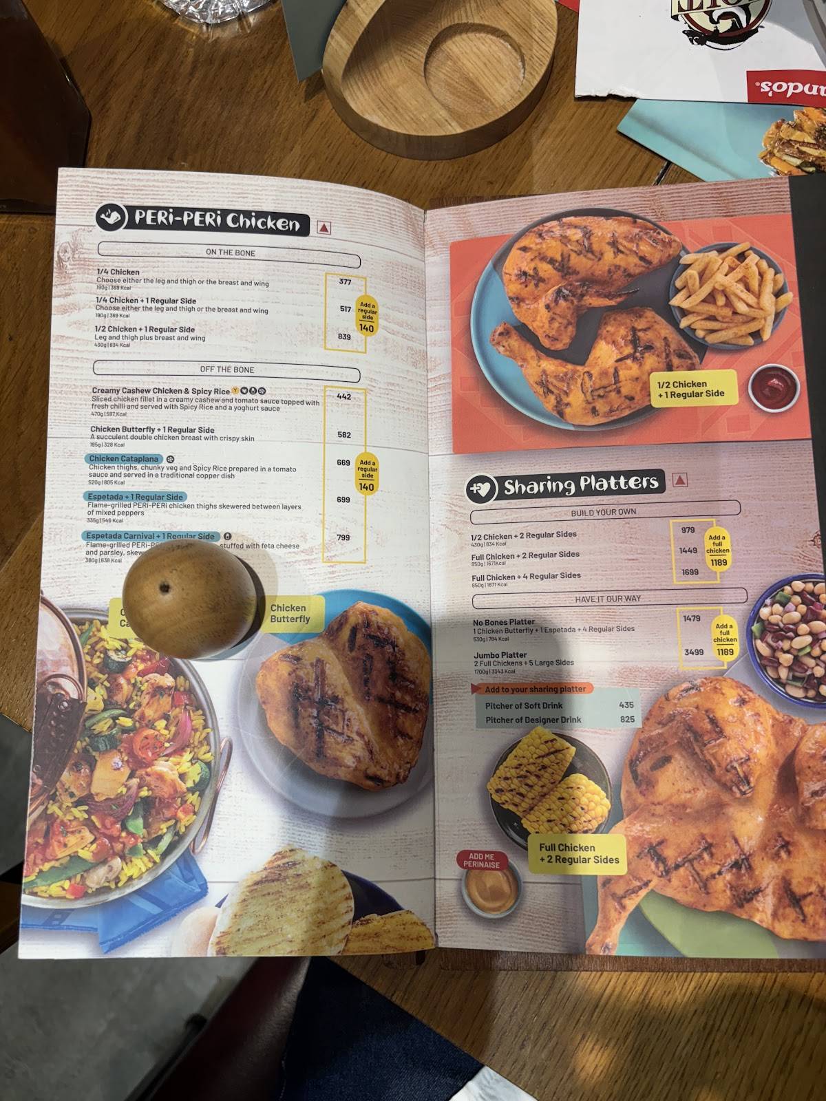 Nando's menu
