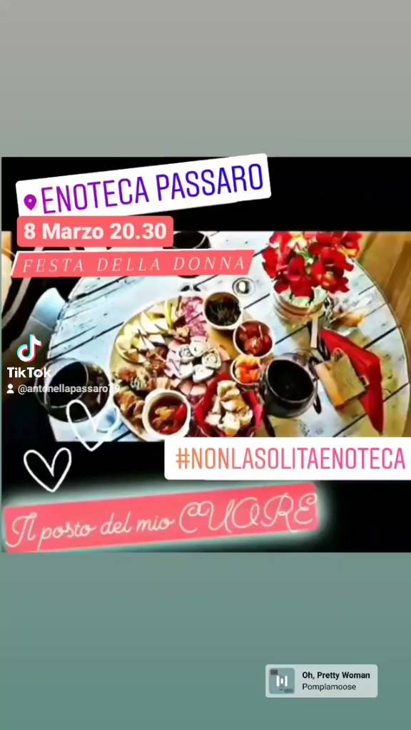 Menu di Enoteca Passaro 