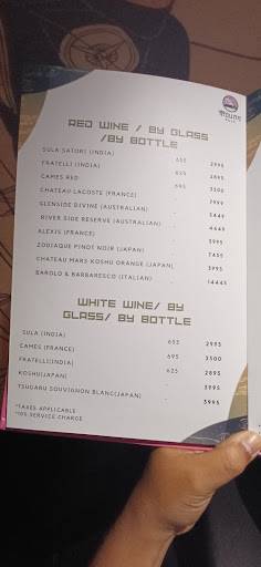 Mount Fuji menu