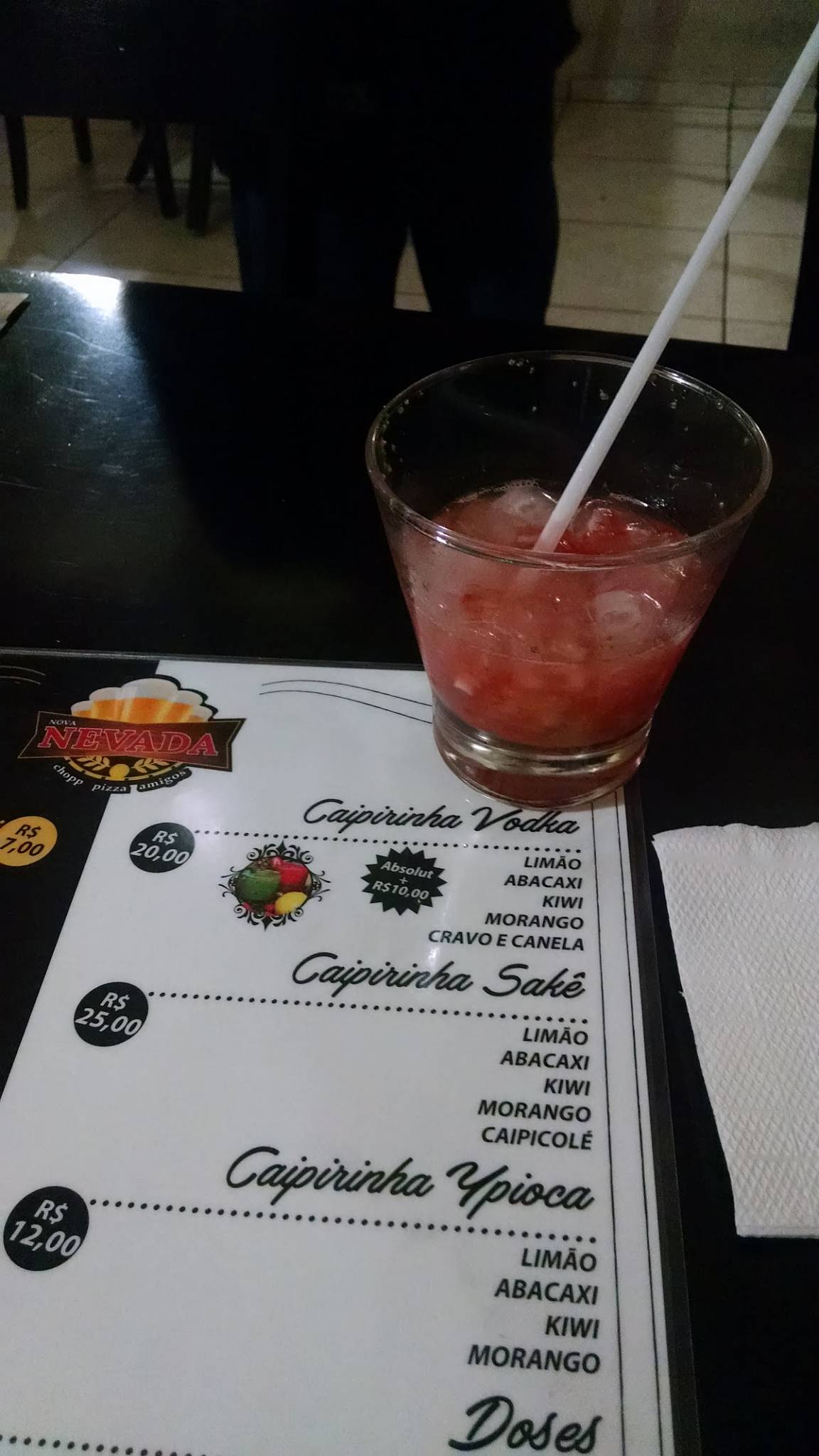 Nova Nevada Pizzaria cardápio