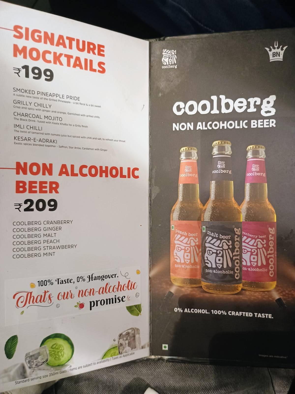 Barbeque Nation menu