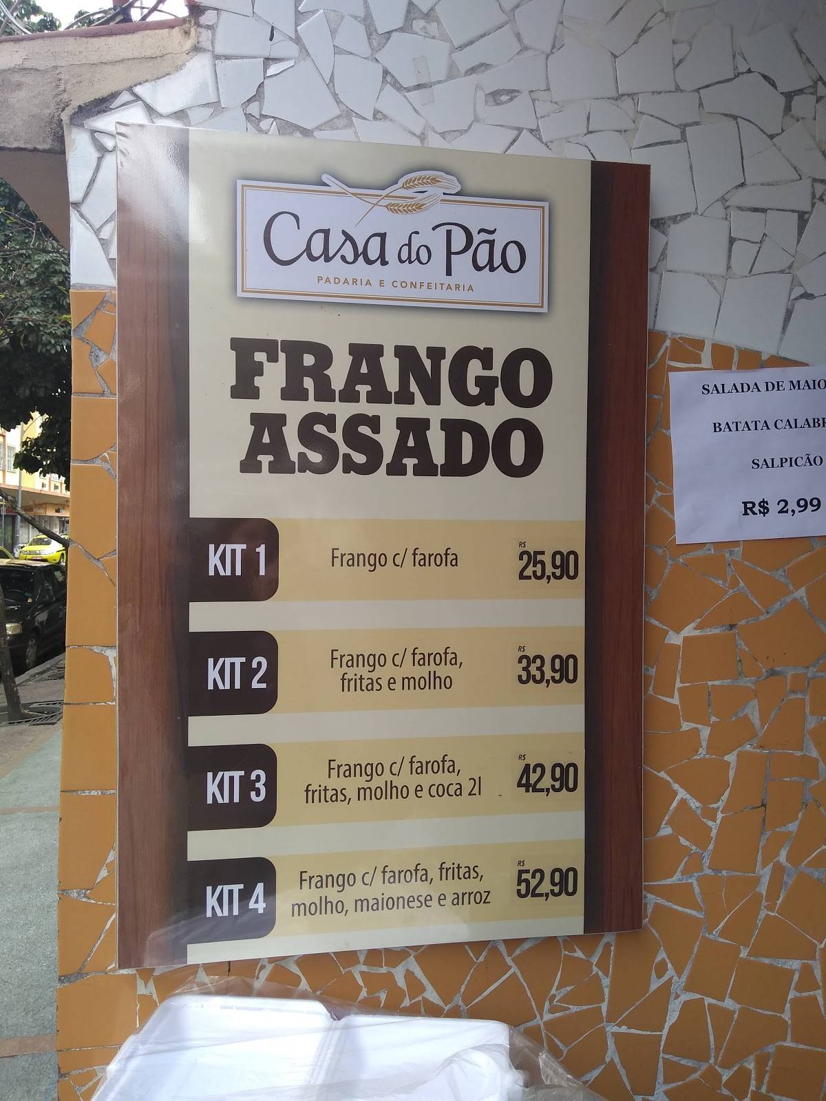 Nova São Luiz Padaria & Confeitaria cardápio