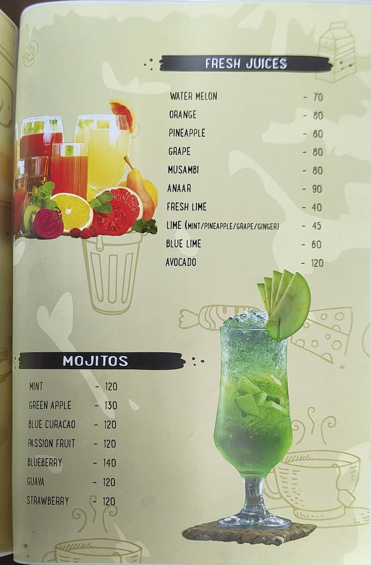 Nusrat Restaurant menu