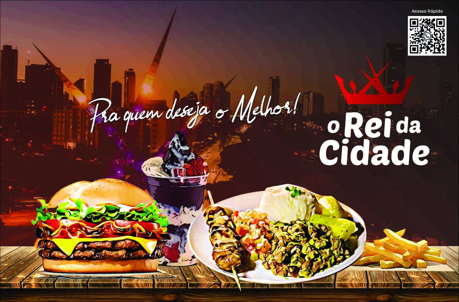 O Rei da Cidade cardápio