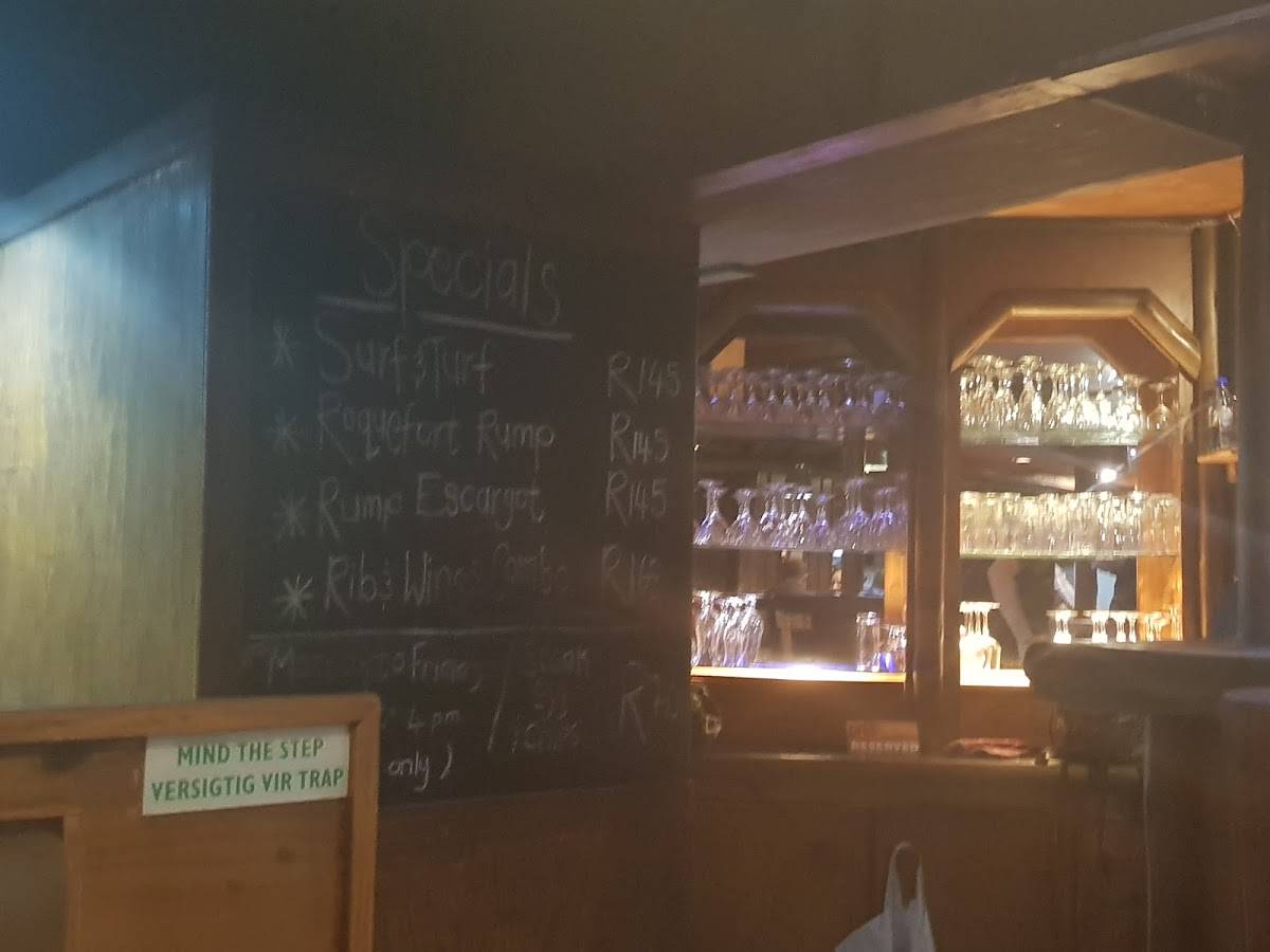 Menu at Oaks Pub & Grill, Mokopane