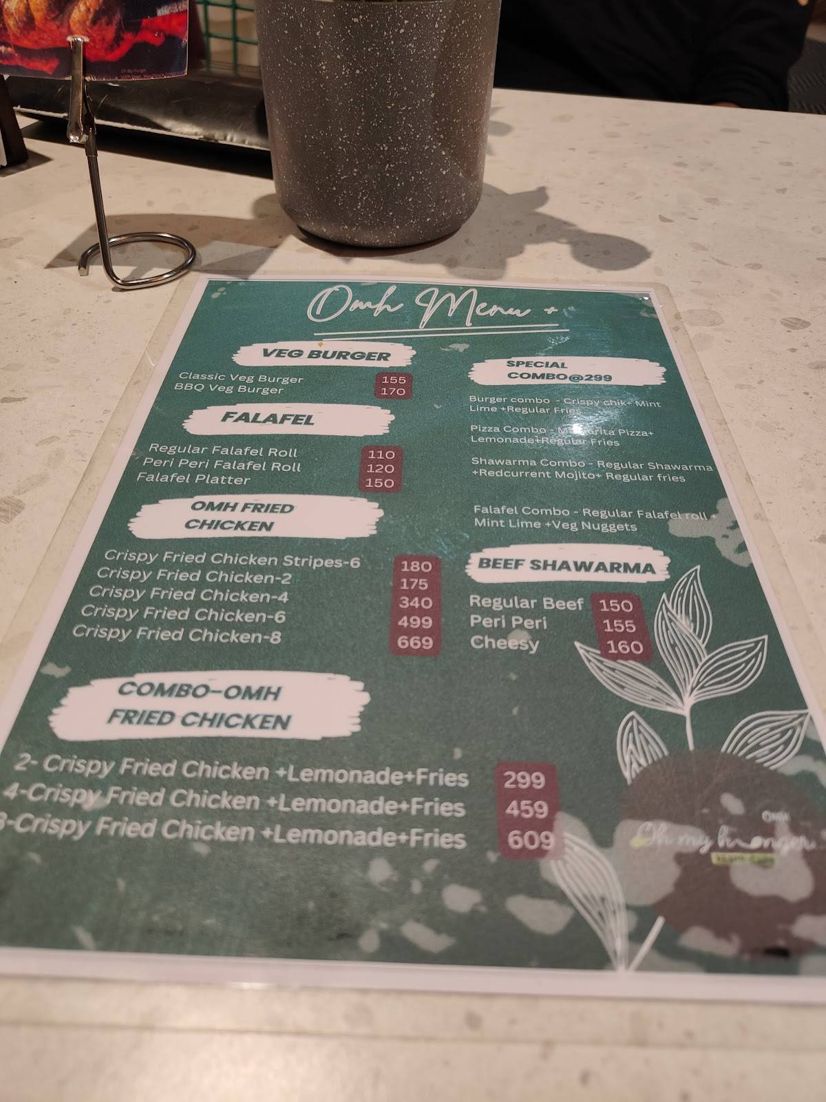 Oh My Hunger - Resto Cafe menu