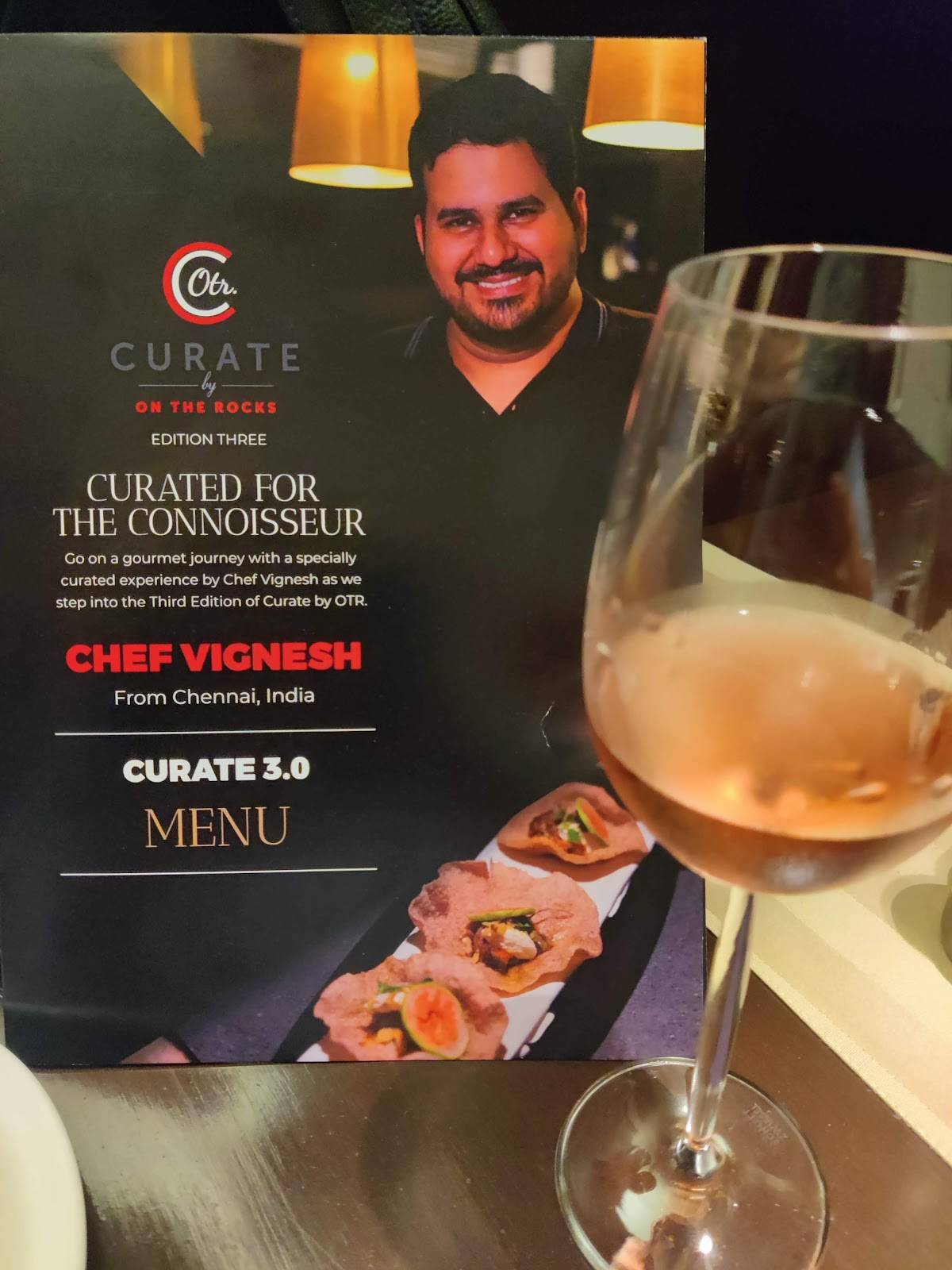On The Rocks - Crowne Plaza menu