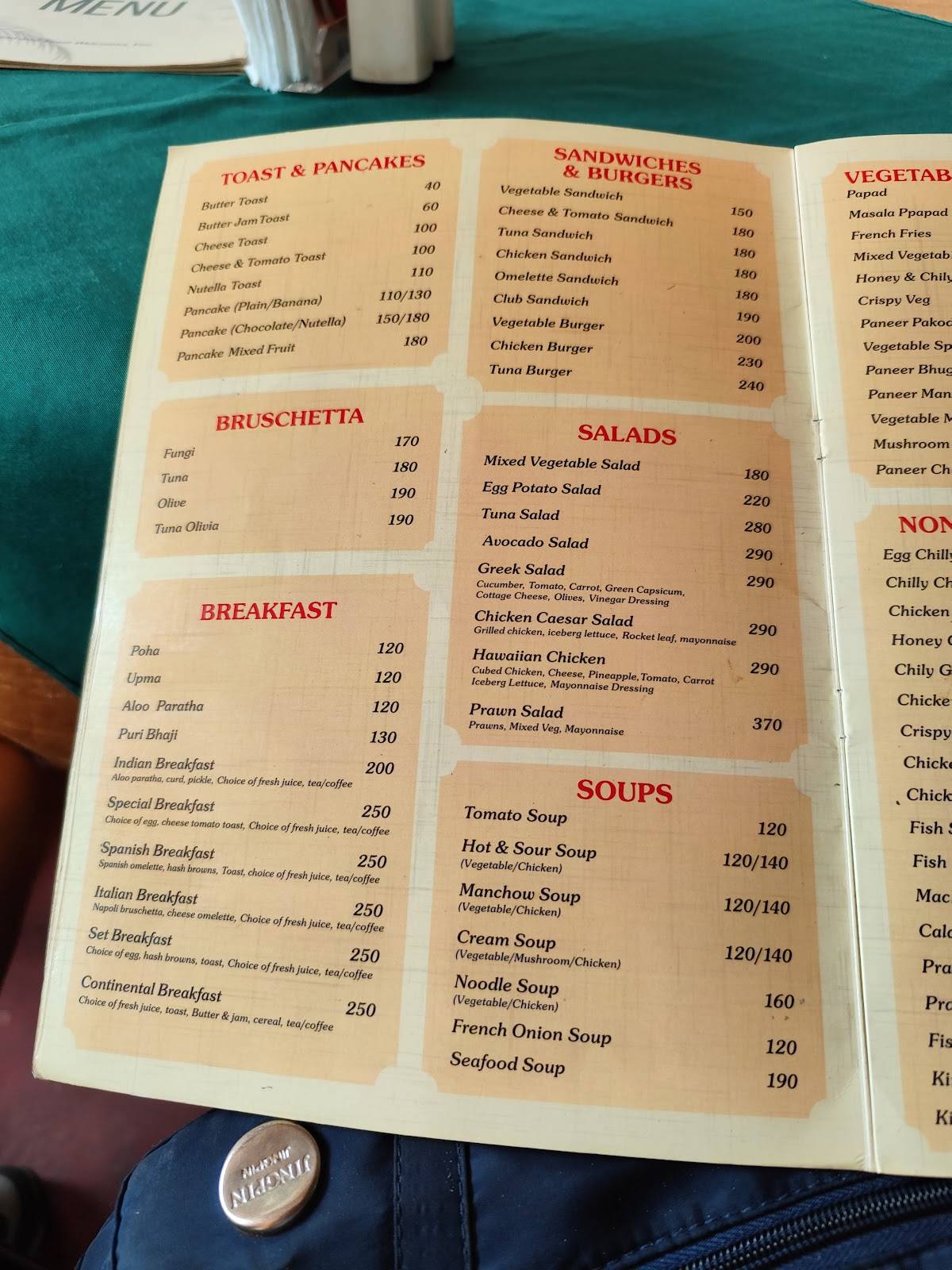 Once Upon A Time menu