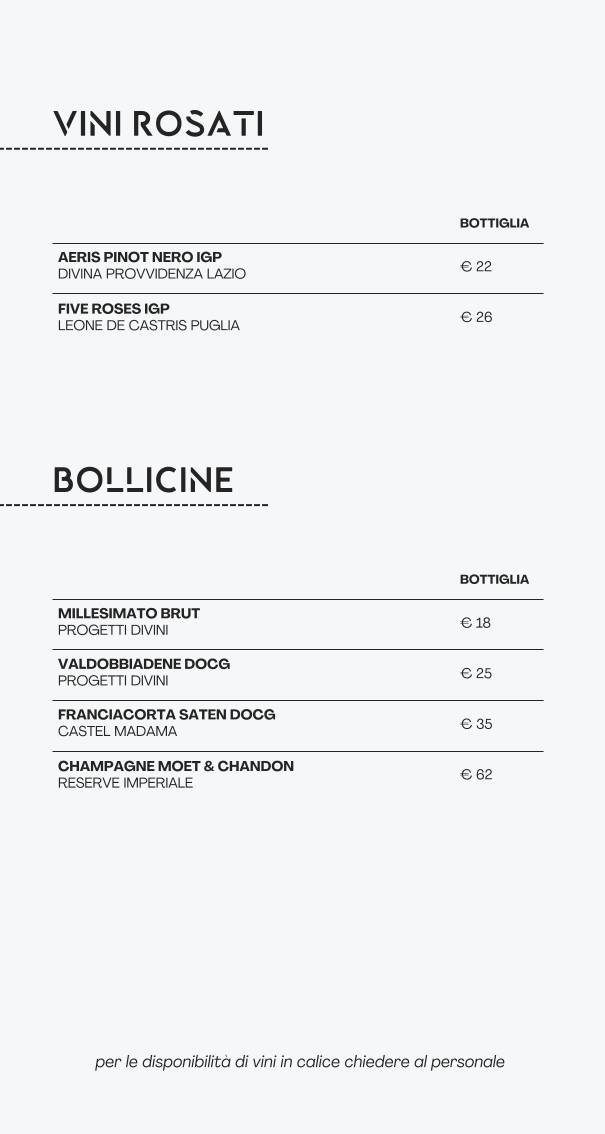 Menu di Osteria Urbana 