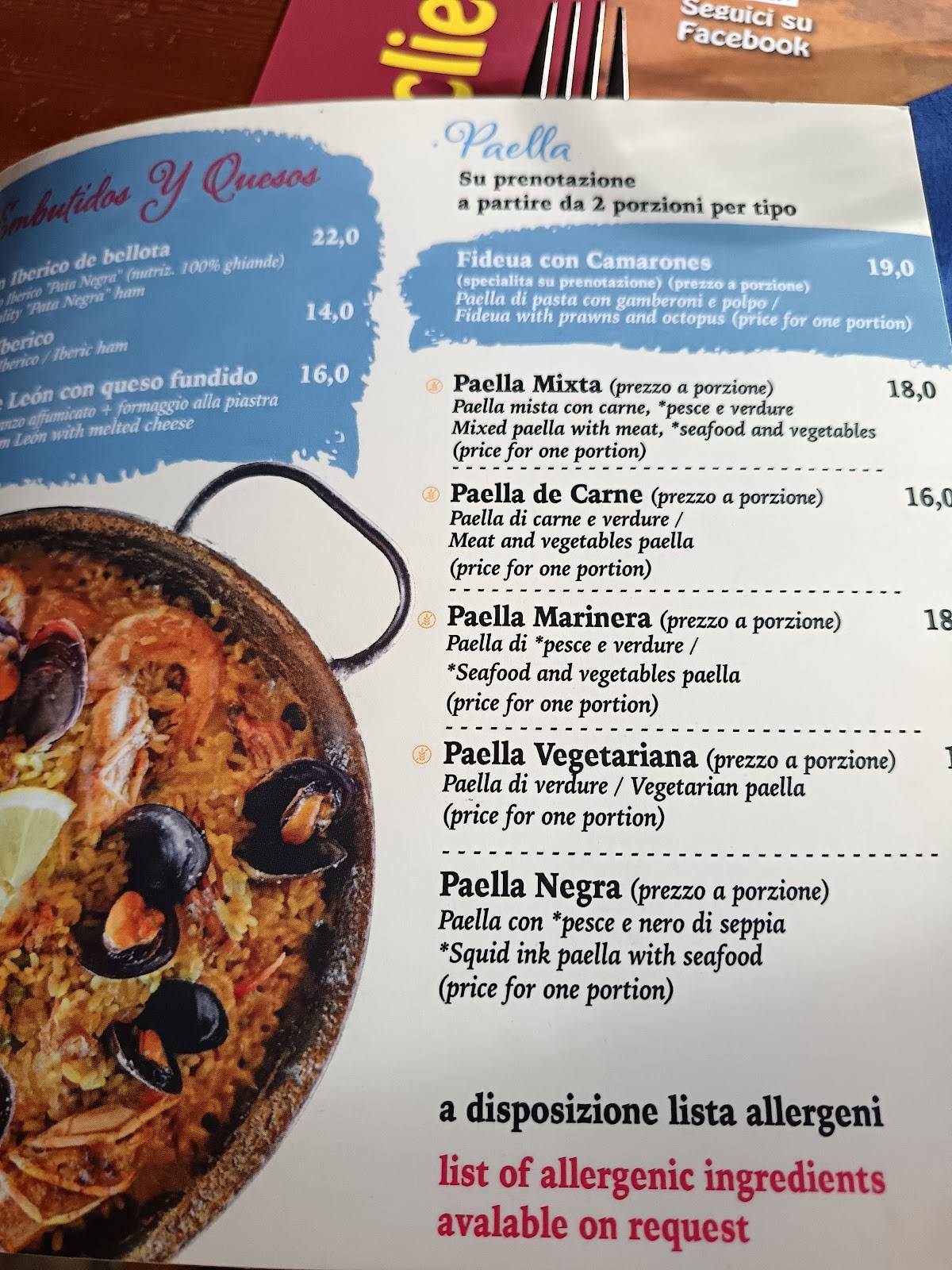 Menu di Don Pepe 