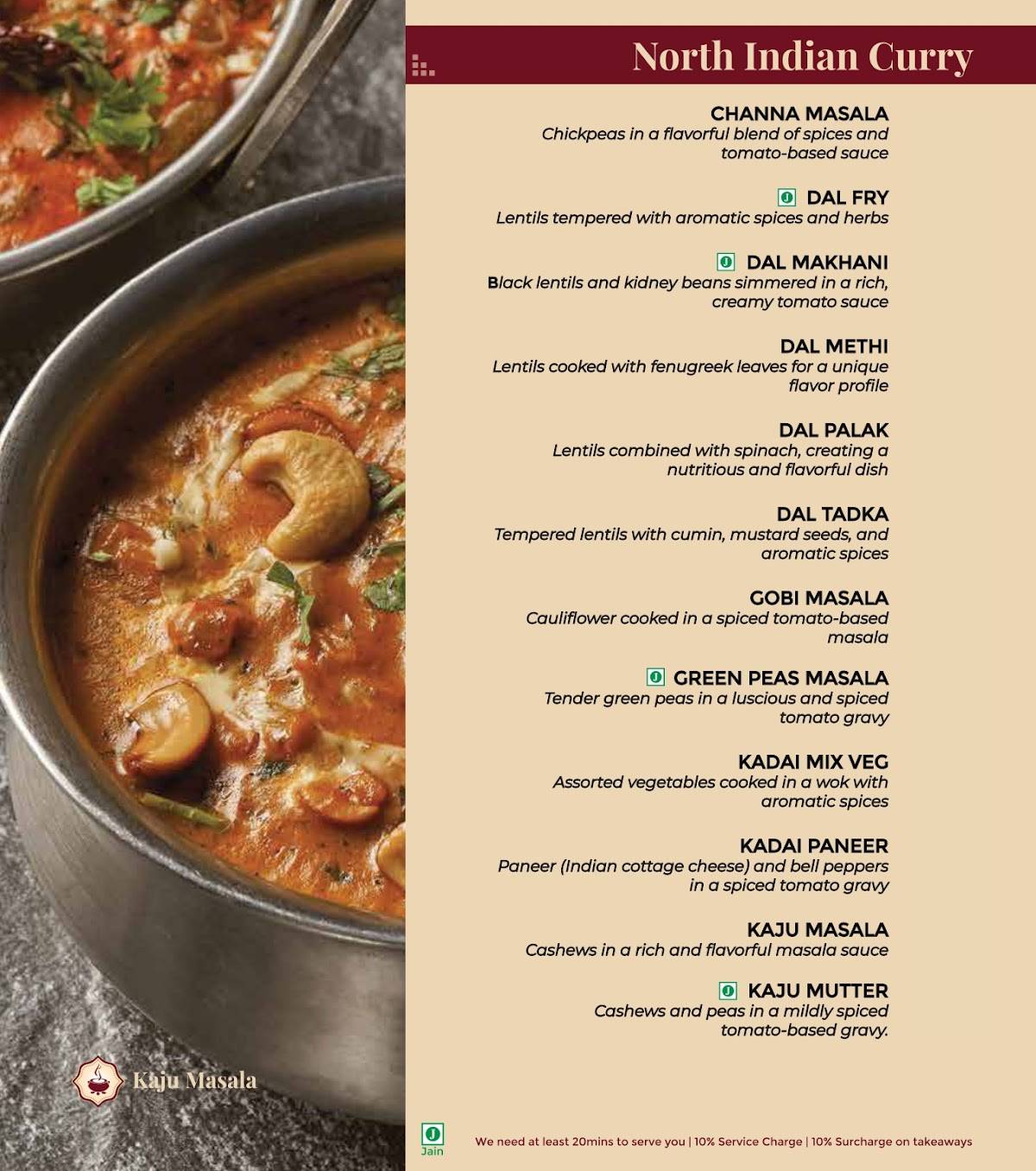 Paakashala @ Dickenson Road Veg Restaurants in Dickenson Road menu